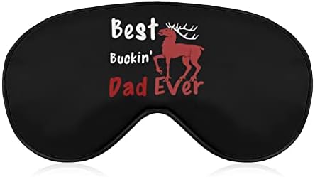 Best Buckin Dad Ever Eye Mask com alça ajustável para homens e mulheres noite de viagem para dormir