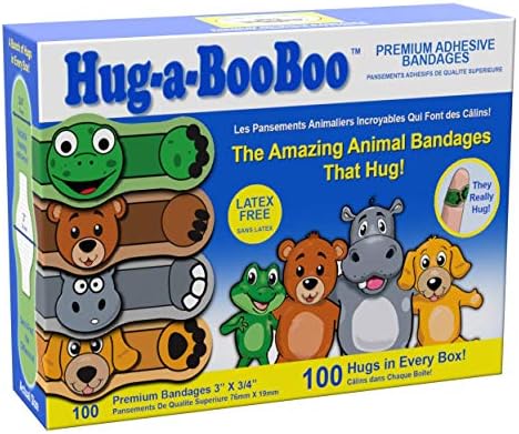 Bandagens de Hug-A-Booboo-As Amazing Kids Animal Bandrages That abraçam!