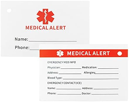 ZKXXJ Aço inoxidável formato de aço colares de alerta médico para homens pendentes de identificação de emergência,