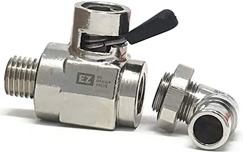 Válvula de drenagem de óleo EZ-107 EZ com combinação de mangueira em forma de L removível