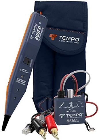 TEMPO Communications 801k Tone Generator com clipes de teste ABN e kit de sonda filtrada - dados