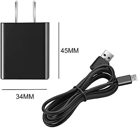 Lisheng 5ft Micro USB celular carregadores de parede para Alcatel 3t 8.0 10, Joy Tab 2019, A30 pixi 4, carregamento
