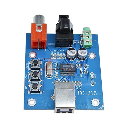 5V USB HIFI PCM2704 DAC para S/PDIF Placa de decodificador de placa de som S/PDIF