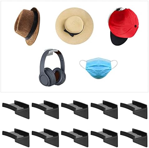 Ganchos de chapéu Auhx, ganchos de parede minimalistas fantásticos para o seu guarda -roupa