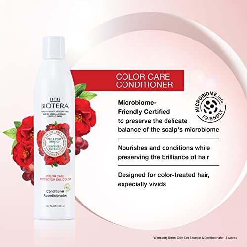 Biotera Cue Care Extender Shampoo e Condicionador | Proteger cabelos tratados com cores | Microbiome Friendly