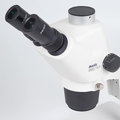 MOTIC 1100201300032 SMZ161 Microscópio estéreo trinocular, suporte de polo