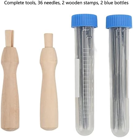 2 Pack Kit de feltro de agulha Supplência de feltro de agulha kits de agulha para adultos para iniciantes kits de