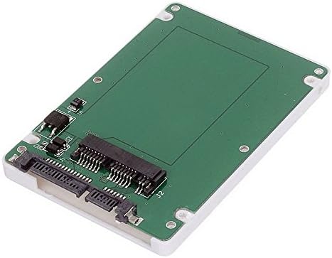 CableCC 1.8 Micro SATA 16pin SSD a 2,5 SATA 22pin 7+15 Casos de disco rígido Gabinete branco 7 mm de altura