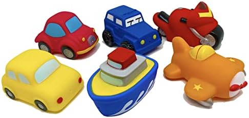 Brinquedos de banho de bebê Lianxin, transporte de cartoon Transporte de carros Toys de banheira