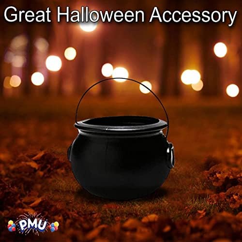 Cauldro de Halloween PMU - Caldron Plástico Pot & Bucket - Favores e suprimentos de festas de Halloween