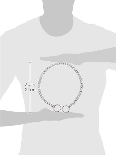 Herm Sprenger Chain Chak Choke Treination Collar, 22 polegadas por links pesados ​​de 3,0 mm
