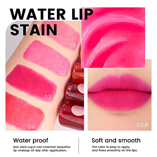 EVPCT Apple Strawberry Watermelon Cherry Lip Stain Tint Conjunto de mancha de tonalidade de lábios aquosos aquosos