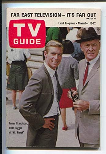 Guia de TV 11/30/1963-East Side/West Side-George C. Scott Cover-Illinois-No-NO-NOWS STAND COPY-VF-