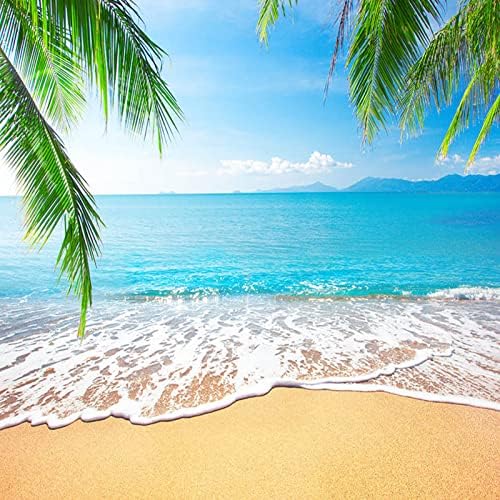 Xll Summer Beach tem temas fotográficos cenários do oceano do mar de folhas de folhas de areia de areia de areia de areia de casamento noivo