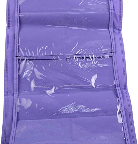 Dbylxmn armazenamento de tecidos bolsa pendurada pendurada em bolso de bolso de bolso armário de armário 6 organizador de bolsas de armazenamento de cabides e sacos de cama para roupas para roupas