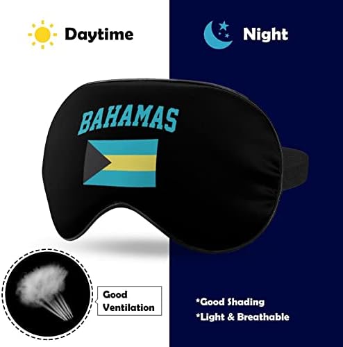 Bahamas Flag máscara de olho máscara de olho suave