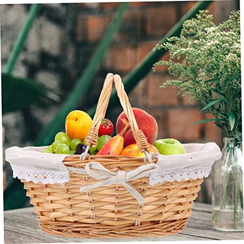 Gestonzon Sungies Fruit Handheld Multifunction Páscoa com recipiente de cesta de vegetais Armazenamento