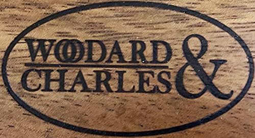 Woodard & Charles 6 peças de madeira com suporte, perfeito para servir, sushi, queijo, hors d'oeuvre,