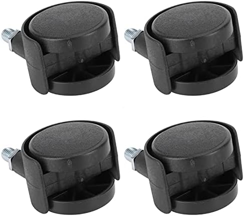 Castro 4pcs 1.5in rodízios de 360 ​​graus roda plástica universal rotativa para cadeira de gabinete