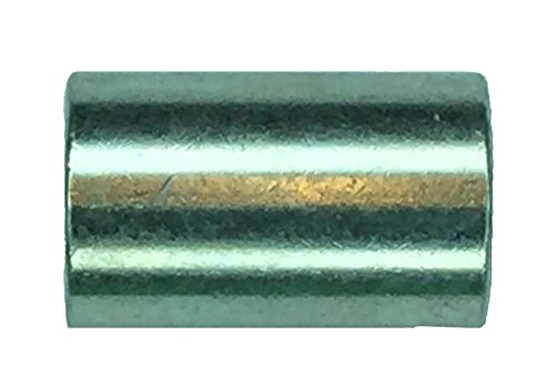 Lyn-Tron, Brass, acabamento banhado por zinco, tamanho de parafuso de 1/4 , 1/2 OD, 0,252 ID, 1/4 de comprimento