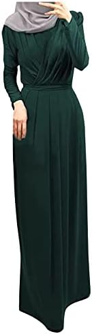 iqka self abaya muçulmano esvoaçante vestido de kaftan longa vestido feminino maxi vestido feminino