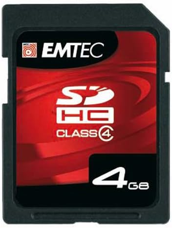 Cartão de memória flash sdhc da classe 4 SDHC, 4 GB
