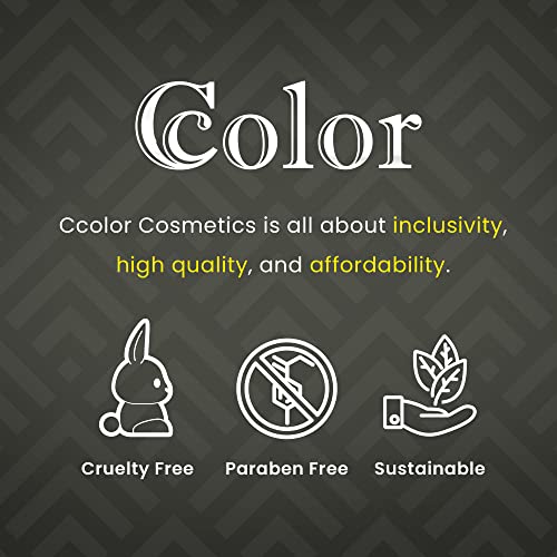 CCOLOR COSMETICS-Savana, paleta de sombras de 15 cores, neutros altamente pigmentados, longos, fáceis de misturar, quentes e marrom-late