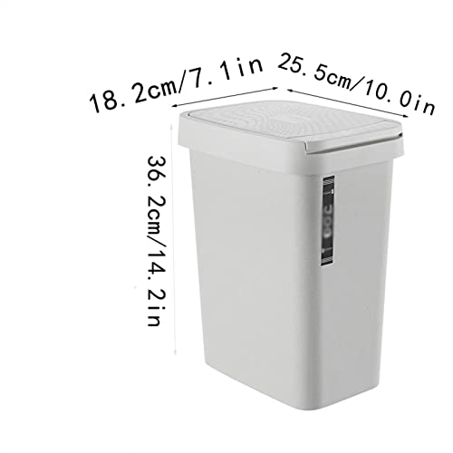 Ditudo latas de lixo lixo lata de banheiro lixo lixo lixo com tampa de banheiro doméstico sala de estar retangular lidra com tampa de tampa de cozinha/a