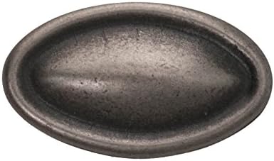 Bosetti Marella 100497.19 botão de latão oval, 1,38 polegada por Iron de 1,38 polegada,