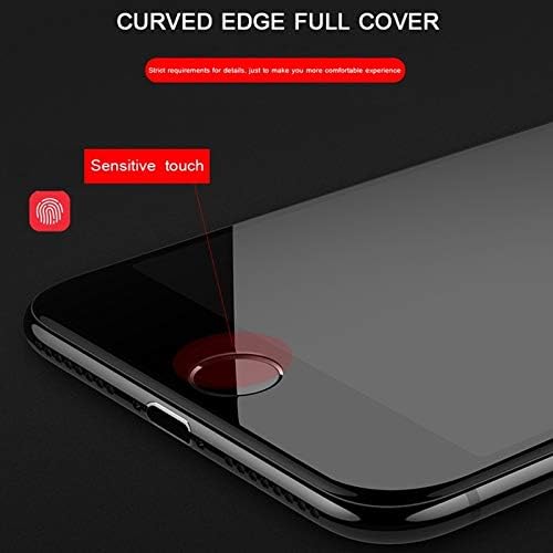 iPhone 7/8 Protetor de tela de vidro de capa completa, coleção Etech [3 pacote] Protetor de tela