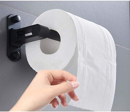Porta de papel higiênico FXBZA Sem perfuração de aço inoxidável de aço de parede de parede do laminador de tecidos de tecido durável Acessório de cozinha de cozinha aço