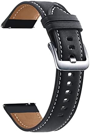 Irjfp 20mm Cheather tiras Band para Samsung Galaxy Watch4 40 44mm/relógio 4 Classic 42 46mm pulseira