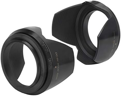 Hood de lente de forma de pétala Gupe, fáceis de usar o capô de lente portátil dobrável para externo para lente de abertura de filtro de 62 mm/2,4in.