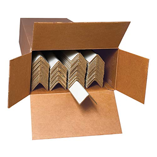 Protetores de borda de envio de Caja, CASED.120, 3 x 3 x 12 , White, 200/caso