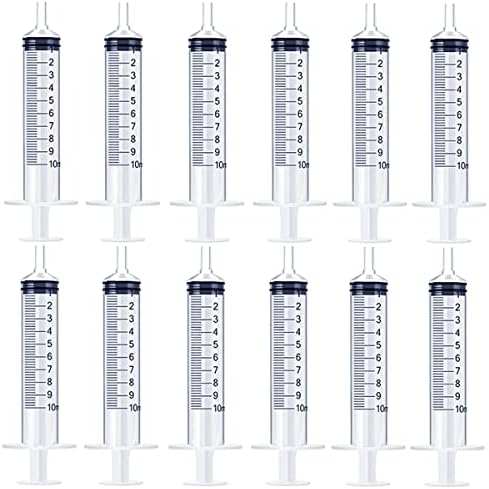 50 ml 10ml/cc seringa plástica individualmente selada com medição para laboratórios científicos, medição, reabastecimento,