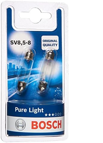 Lâmpadas de carro leve Bosch K10W - 12 V 10 W Sv8,5-8 - 2 lâmpadas