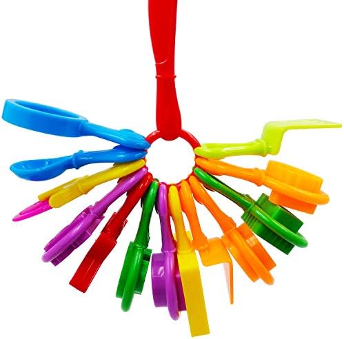 Ferramentas de massa Fimoony definidas para crianças, vários moldes de plástico, cores variadas, 45 peças
