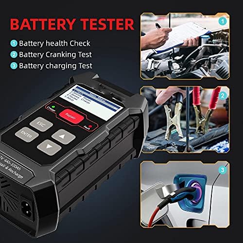 Testador de bateria do carro HSLWYJ RD510 Testador de reparo do carregador de bateria Testador de circuito Teste Verifique a ferramenta de reparo de carros de saúde da bateria