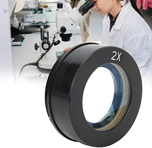 Lente de montagem C Plyisty 2.0X, lente varifocal de montagem C, adaptador de lente de montagem C, acessórios de peças de microscópio industrial, para câmera de microscópio industrial.