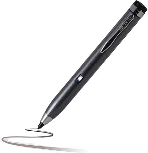 Caneta de caneta ativa digital de ponto prateado broonel - compatível com LG G PAD III 8.0 FHD Tablet
