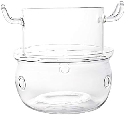 Nuobesty Double Boiler Pote vidro Derretimento da panela de cozimento para o bônus de caramelo de
