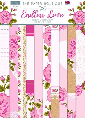 Paper Boutique Endless Love-Insert Collection, A4, Pinky