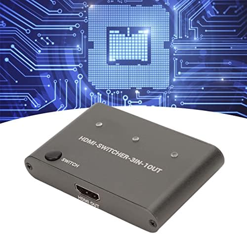 3 Porta comutador de vídeo de alta velocidade 4k HD Multimedia Interface Switcher for PC Monitor