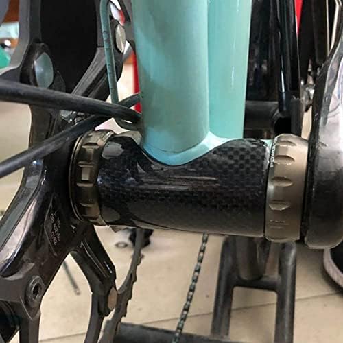 SGXBOs dobráveis ​​Bicicleta Proteção do suporte de fundo de carbono adesivo de fibra de carbono para Brompton Protect BB Anti-arranhão papel autoadesivo