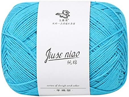 Lão de algodão lã de lã tricô de mão em lã grossa linhagem de lã de lenço de linhas de tricô tamanhos 7