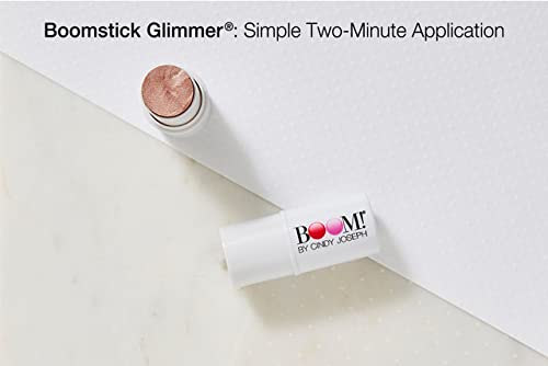 ESTRONDO! Por Cindy Joseph Cosmetics Boomstick Glimmer - Maquiagem de maquiagem para mulheres mais velhas e pele madura - High -marca -texto natural e iluminador