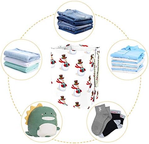 Onicey Christmas Snowman Pattern Laundry Horty Cosce