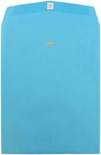 Papel de geléia 10 x 13 envelopes coloridos de catálogo de extremidade aberta com fechamento