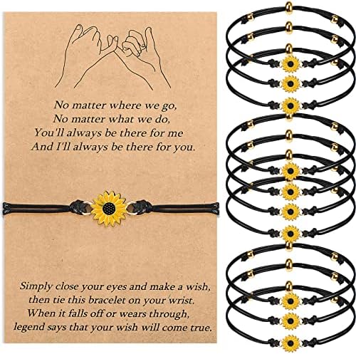 Kenning 10 peças Playy Promise Bracelets Gifts Definir pulseiras de amizade de longa distância para bons