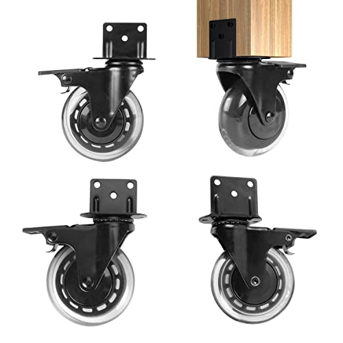 Lançadores de placas em forma de L Hirate 3 polegadas versão atualizada para evitar cotão, 4 pacote de montagem